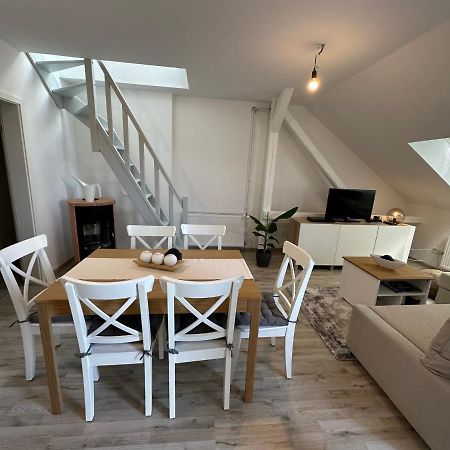 Gemuetliche Neurenovierte Dachgeschosswohnung Erfurt Exteriör bild