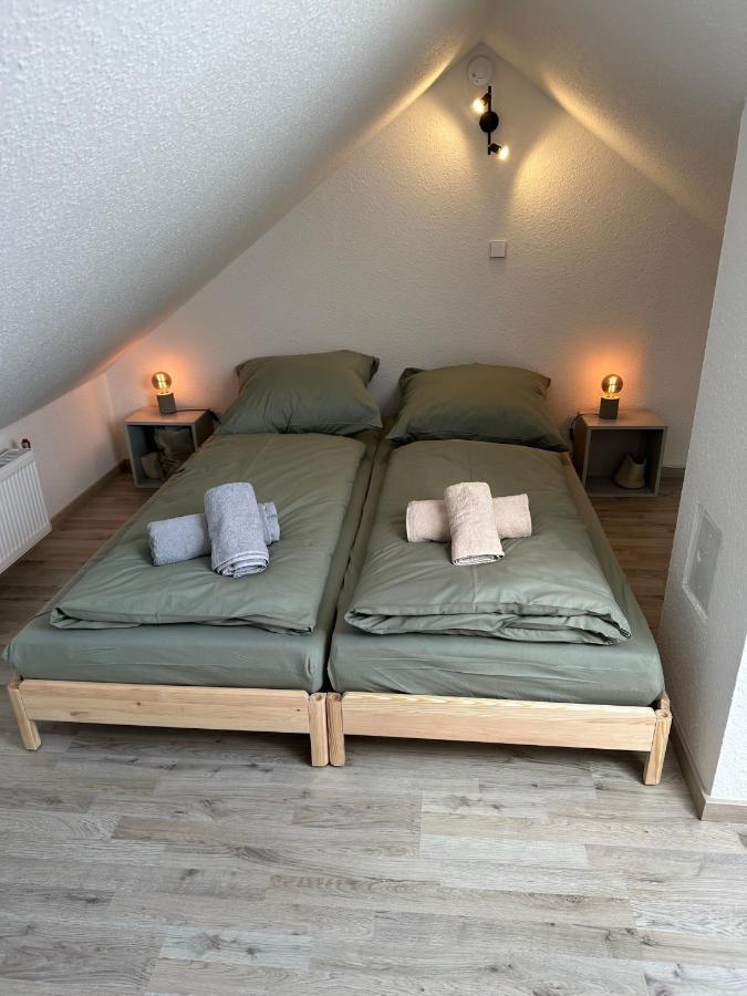 Gemuetliche Neurenovierte Dachgeschosswohnung Erfurt Exteriör bild