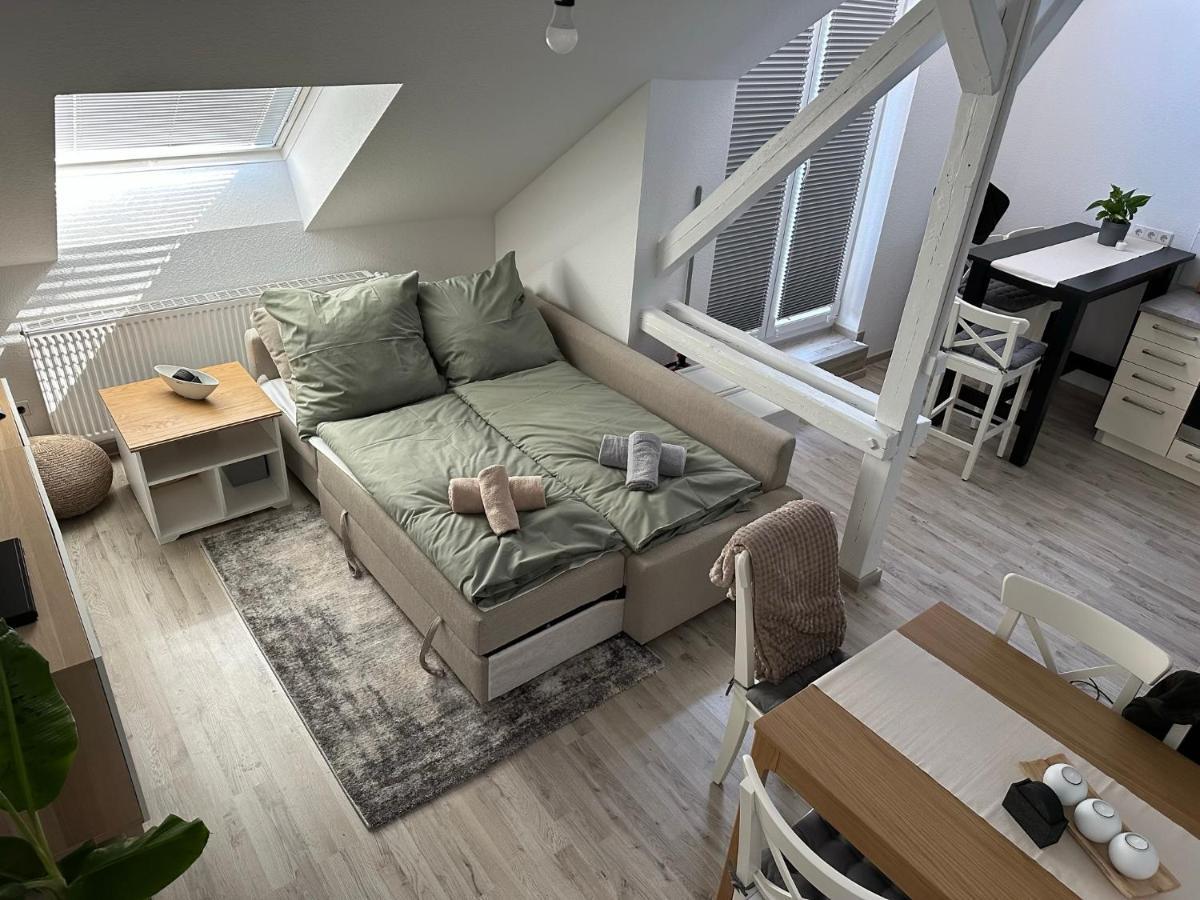 Gemuetliche Neurenovierte Dachgeschosswohnung Erfurt Exteriör bild